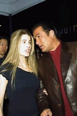A picture of Annaliza Seagal with her father, Steven Seagal.